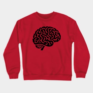Brain Silhouette Crewneck Sweatshirt
